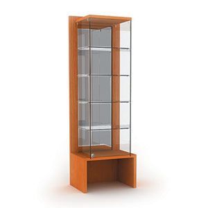 OVG60-VA \ Витрина с полками и задней стенкой из матового оргстекла OVG60-VA \ Витрина с полками и задней стенкой из матового оргстекла