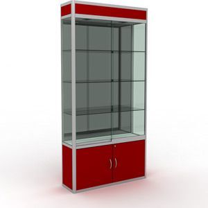 Витрина узкая с освещением Витрина узкая с освещением