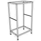 Каркас стеллажа хром 500x500x875 (труба 20х20) Каркас стеллажа хром 500x500x875 (труба 20х20)