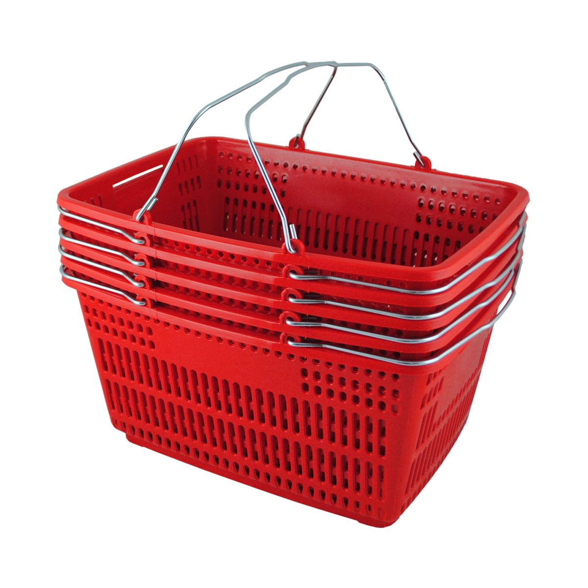 PL-210 \ Корзина пластиковая, 30 л (без пластика на ручках) PL-210 \ Корзина пластиковая, 30 л (без пластика на ручках) KRZ.038.RD