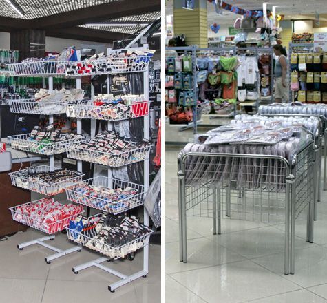 Корзины для распродаж и накопители Корзины для распродаж и накопители