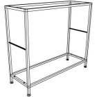 Каркас стеллажа хром 1000x350x875 (труба 20х20) Каркас стеллажа хром 1000x350x875 (труба 20х20) PRMST.306.20.CH
