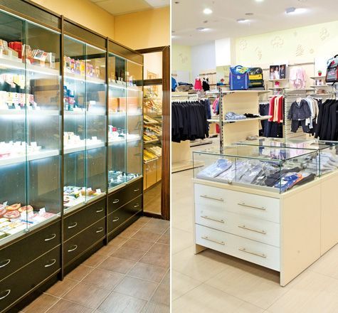 Корпусные торговые стеллажи и прилавки Стенфорд