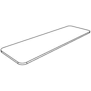 Полка ДСП 700x298x16 PRMST.310.DSP