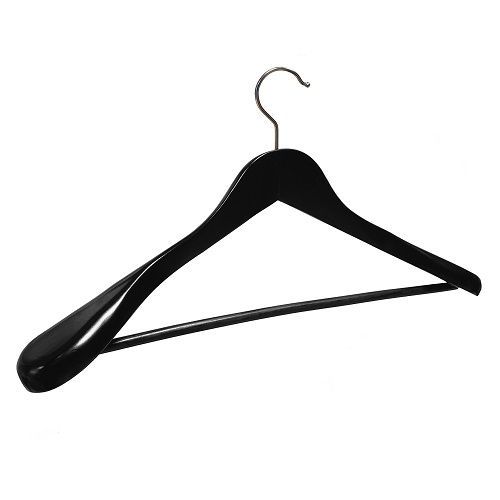 H6-55 \ Вешалки-плечики для одежды деревянные (с перекладиной) H6-55 \ Вешалки-плечики для одежды деревянные (с перекладиной) HNG.110.BL