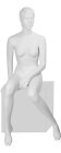 IN-11Sheila-01M \ Манекен женский, сидячий, скульптурный 