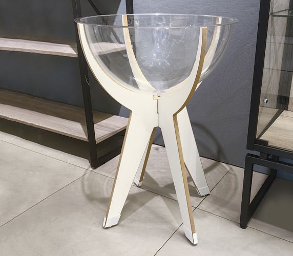 SKR 500 MDF \ Накопитель с опорой из ЛМДФ SKR.500.MDF.WH SKR 500 MDF \ Накопитель с опорой из ЛМДФ SKR.500.MDF.WH