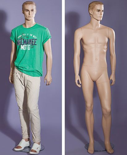 M-14 \ Манекен мужской (с макияжем) 2 сорт 