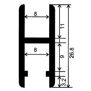 A-97085 \ Профиль Дуко A-97085 \ Профиль Дуко