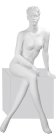Kristy Pose 05 \ Манекен женский, скульптурный, сидячий 