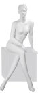 Kristy Pose 05 \ Манекен женский, скульптурный, сидячий 
