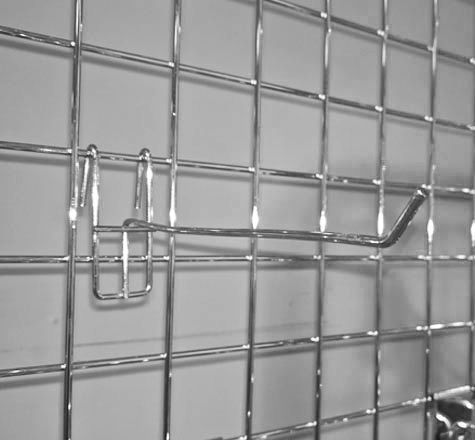 Крючки на решетки (сетки) 50х50, кронштейны, корзины, полки Крючки на решетки (сетки) 50х50, кронштейны, корзины, полки