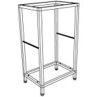 Каркас стеллажа хром 500x500x875 (труба 25х25) Каркас стеллажа хром 500x500x875 (труба 25х25) PRMST.300.25.CH