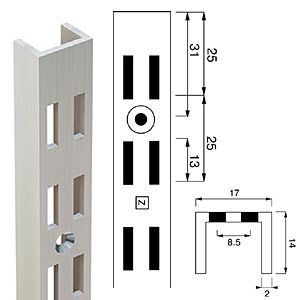Channel N-142 \ Стойка перфорированная Channel N-142 \ Стойка перфорированная