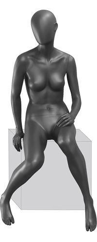 GREY 05F-03M \ Манекен женский, сидячий GREY 05F-03M \ Манекен женский, сидячий