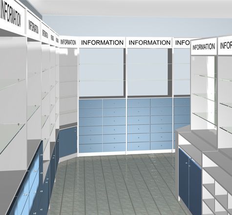 Торговая мебель для аптек Farma Торговая мебель для аптек Farma