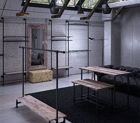 Торговое оборудование стиль ЛОФТ