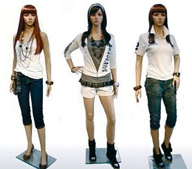 Манекены пластиковые (недорогие) 