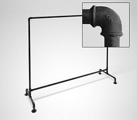 Рейлы для одежды лофт серия Fit (Собственное производство)