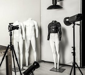 Манекены-невидимки для фотосъемки одежды 