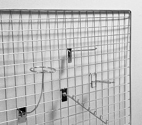 Торговые решетки (сетки) 50х50 мм и аксессуары 