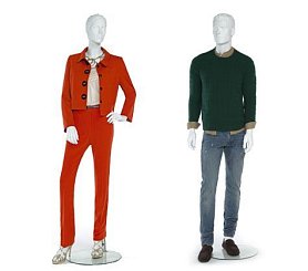 Манекены стилизованные (скульптурные белые) 