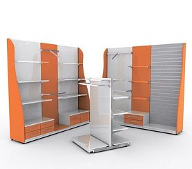 Торговые стеллажи Eclipse 